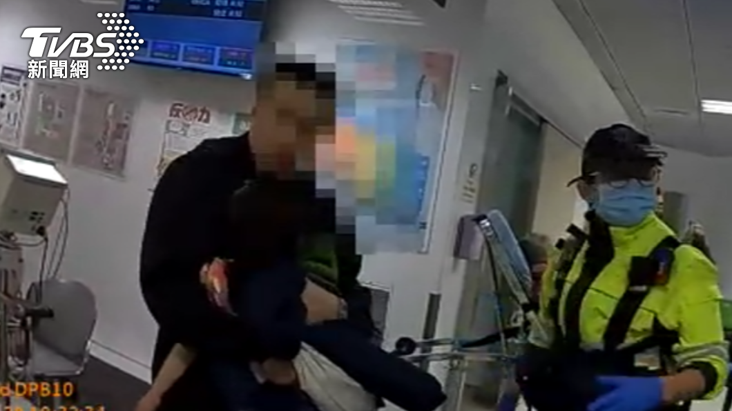 男童癲癇發作全身癱軟,送醫後無大礙。(圖/TVBS)