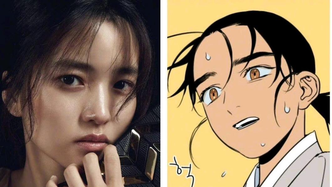 原著漫畫女主角以金泰梨為原型。（圖／翻攝自微博）