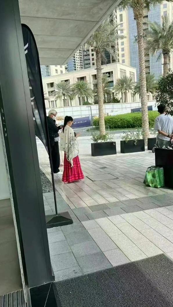有網友稱看到張庭在杜拜看屋。（圖／翻攝自小紅書）
