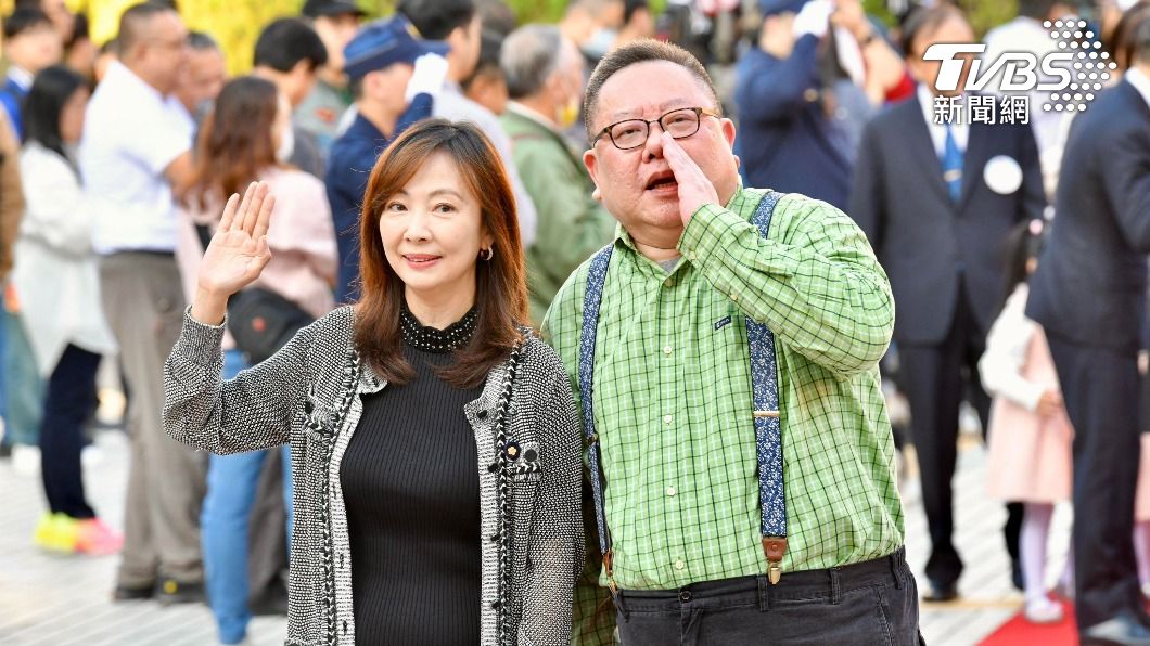 郭昱晴（左）同框葉民志掀話題。(圖／胡瑞麒攝)