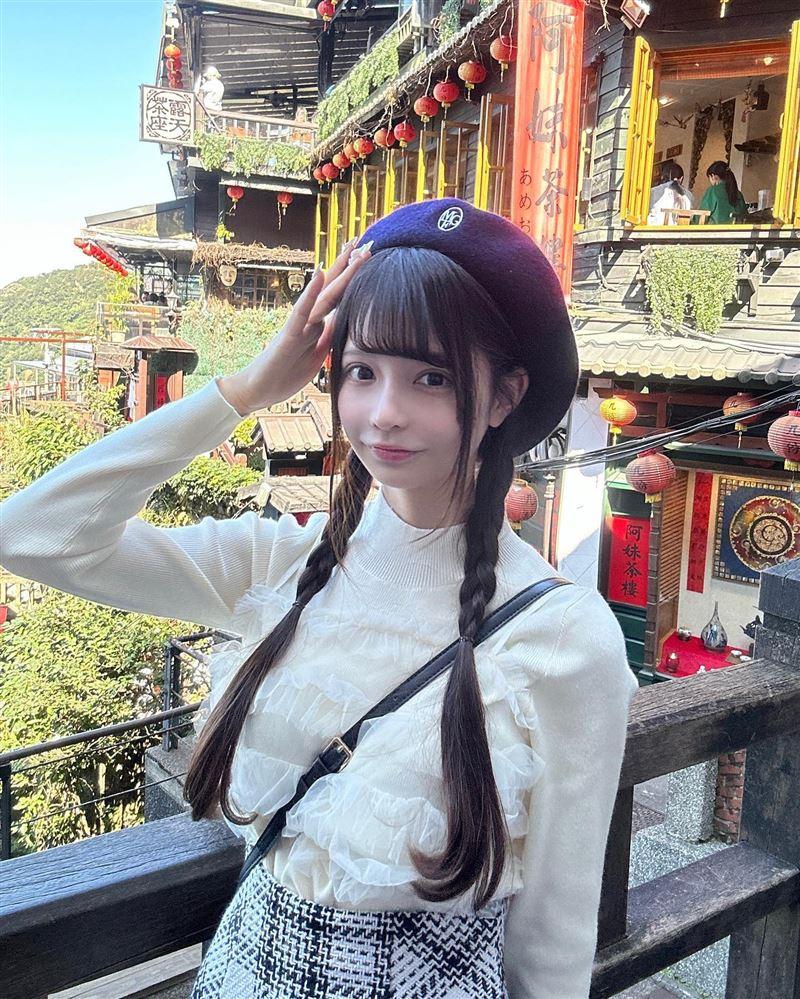 柊琪琪赴九份。（圖／翻攝自IG）