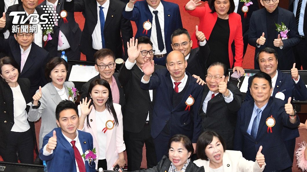 國民黨立委韓國瑜當選立法院長。(圖/胡瑞麒攝)