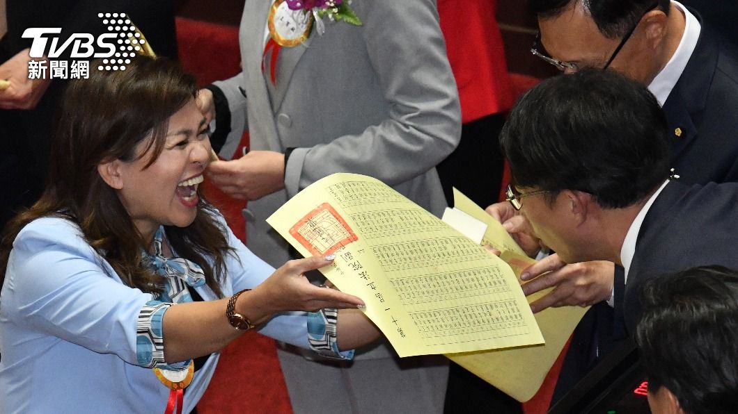 民眾黨8位委員投票意向也揭曉。(圖/胡瑞麒攝)