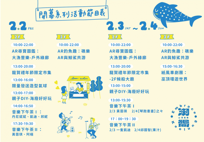 為了歡慶開幕，基隆好食城將舉辦一連串歡慶開幕活動。（圖／基隆好食城提供）