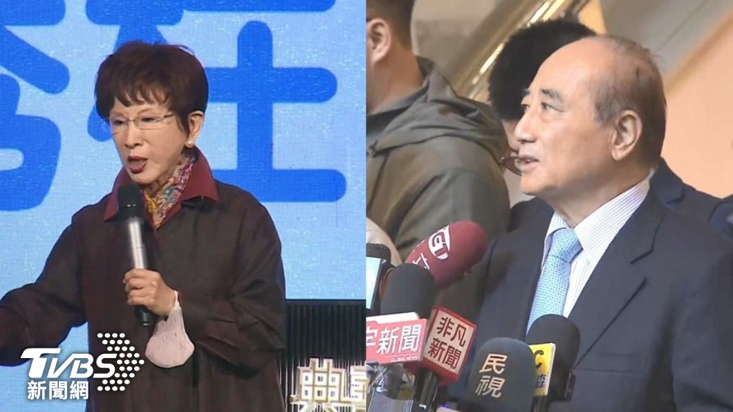 第8屆立法院正副院長王金平（圖右）與洪秀柱（圖左）。（圖／TVBS資料畫面）