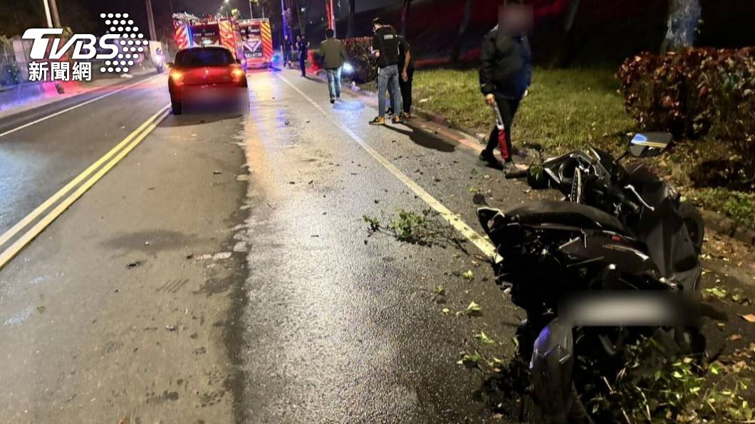 日前環漢路發生死亡車禍。(圖/TVBS)