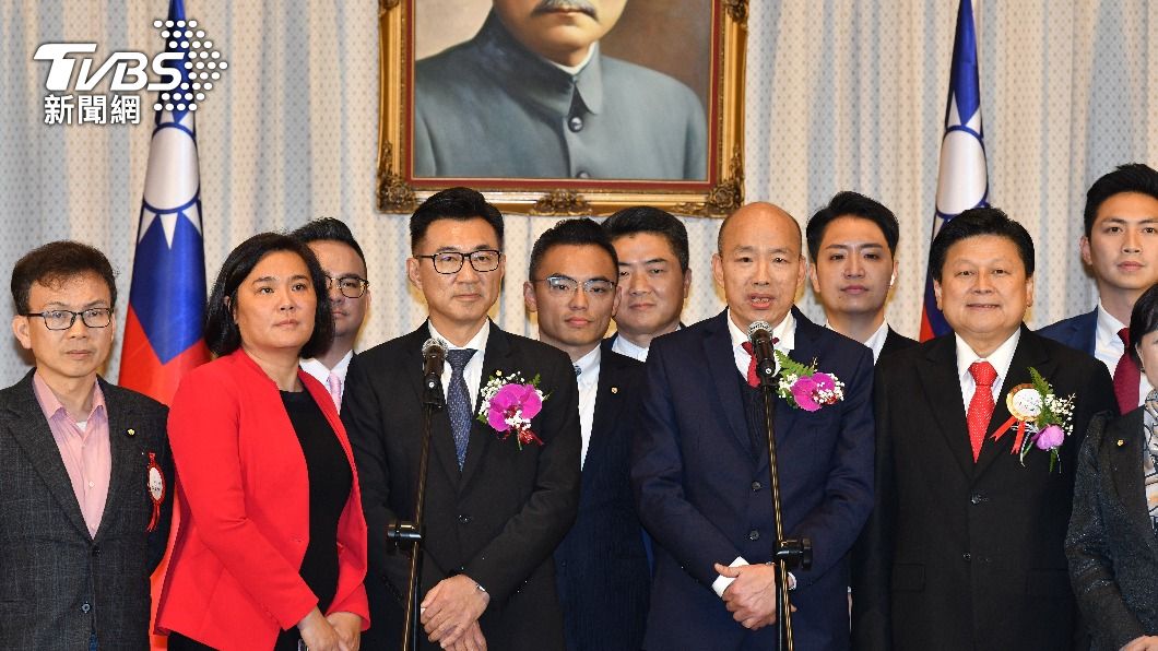 當選立院龍頭 韓國瑜喊:院長辦公室可供游錫堃一起使用