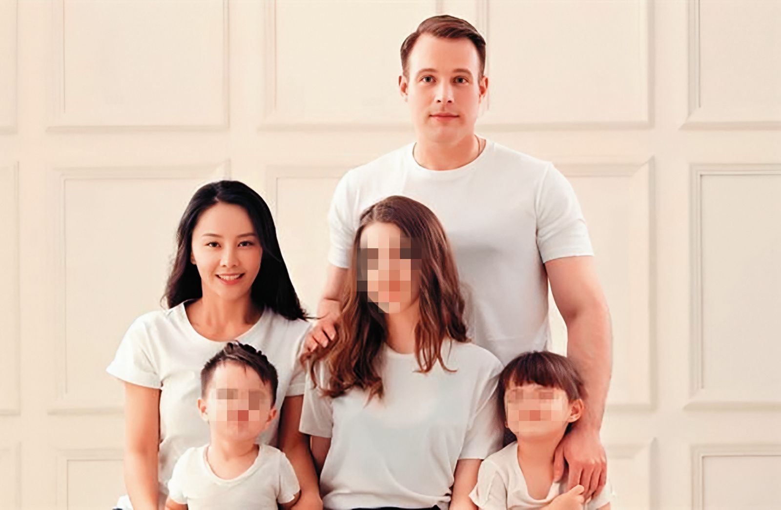 馬雅舒梅開二度和澳洲人詹姆士成為夫妻,至今13個年頭;全家人上實境秀時,孩子也成為話題。(圖/翻攝自馬雅舒微博)