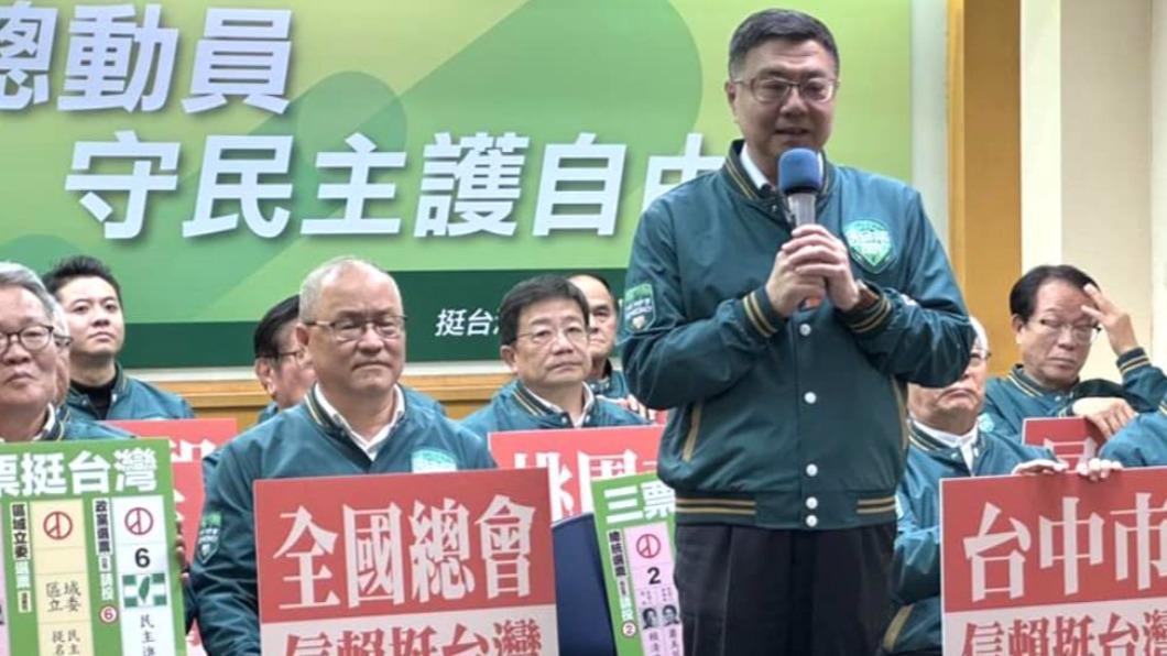 卓榮泰坦承曾在一週前與黃珊珊碰面,但強調皆秉持「游錫堃當院長」的立場。(圖/翻攝自卓榮泰臉書)