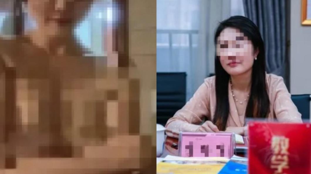 李姓局長傳送大量上空照調情小鮮肉。(合成圖/翻攝自@故園老丁、@呆丸刺史 知乎)