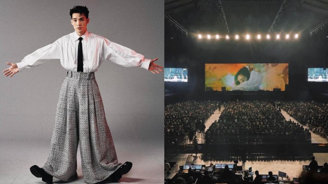黃偉晉低調現身台北小巨蛋，欣賞偶像安溥的演唱會。（圖／翻攝自黃偉晉IG）