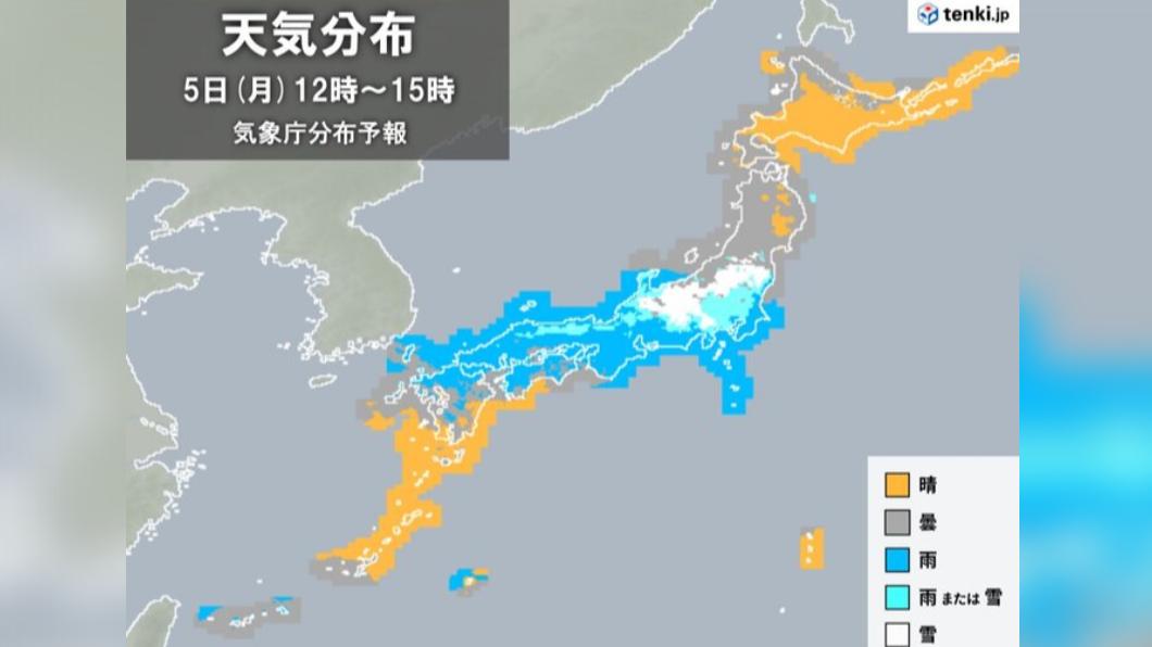 東京恐現「警報級大雪」 華航、日航等今天多航班延遲