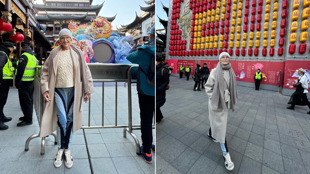 馬斯克75歲母曬上海旅遊照 釣出兒留言:應有更多人去中國玩