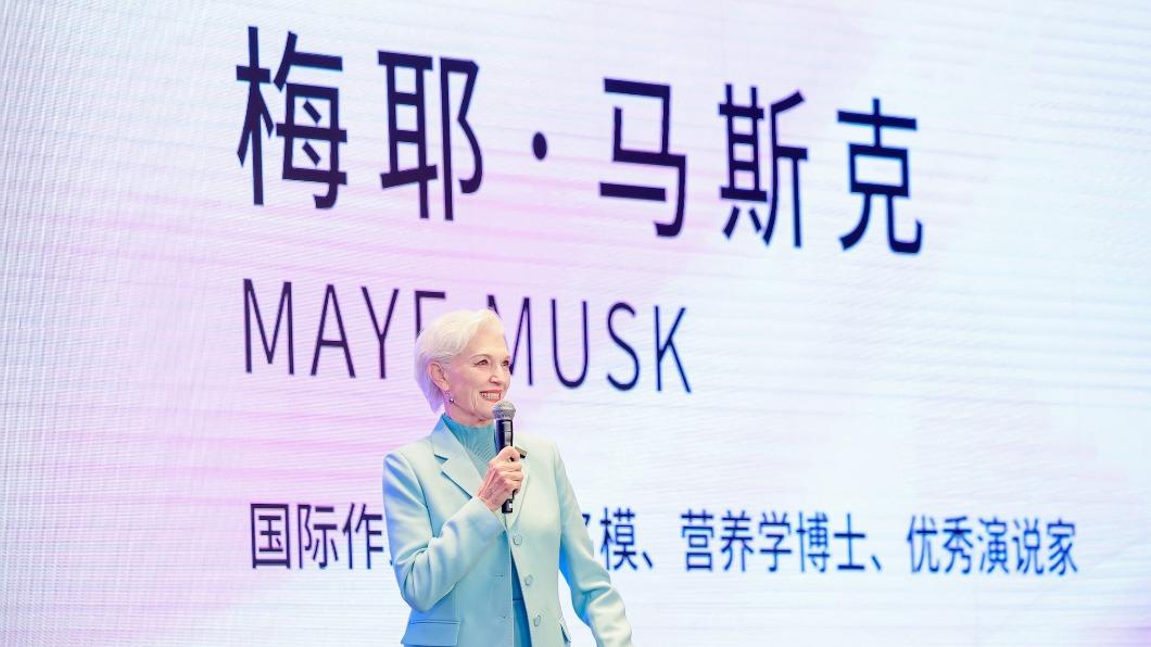 梅伊相當喜歡中國。(圖/翻攝自X@mayemusk)