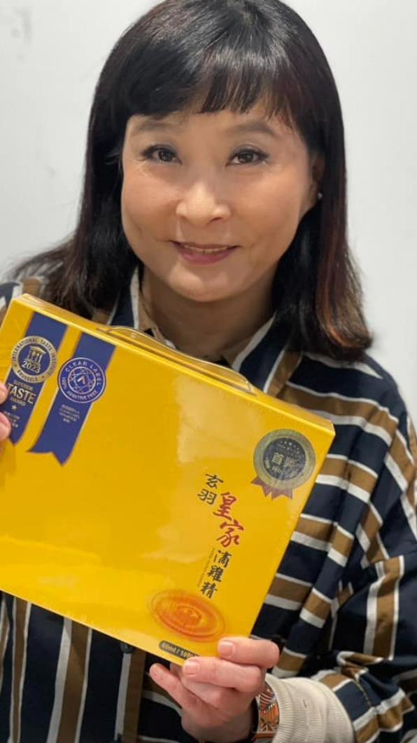 馬妞臉相當腫。（圖／翻攝自馬妞臉書）