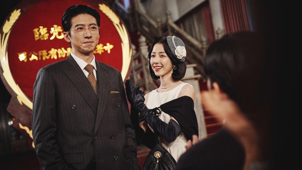 傅孟柏與邵雨薇在《商魂》分別飾演林燈及林燈太太林雪玉。（圖／欣蘭企業提供）