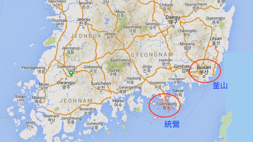 統營市(통영시)位於韓國慶尚南道(경상남도)。(圖/KKday提供)