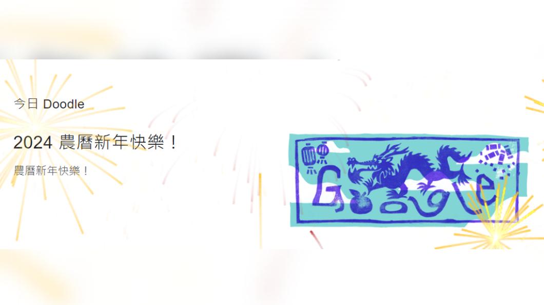Google也過年!龍年小動畫超喜慶 點進去還有煙火