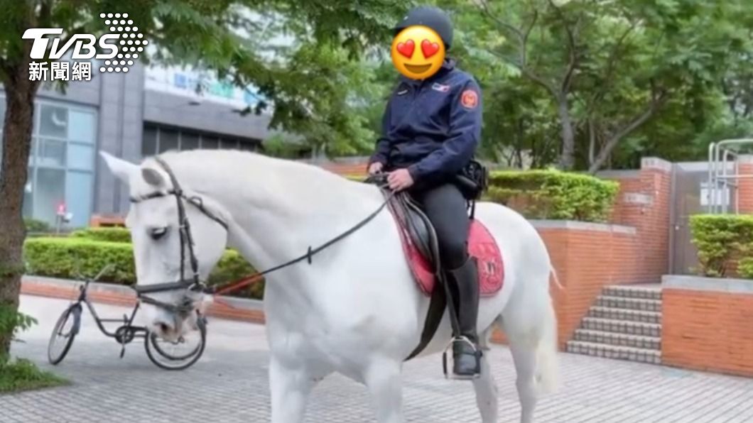 警界王陽明成「白馬王子」!街頭暖推拋錨車 鷹眼逮通緝犯