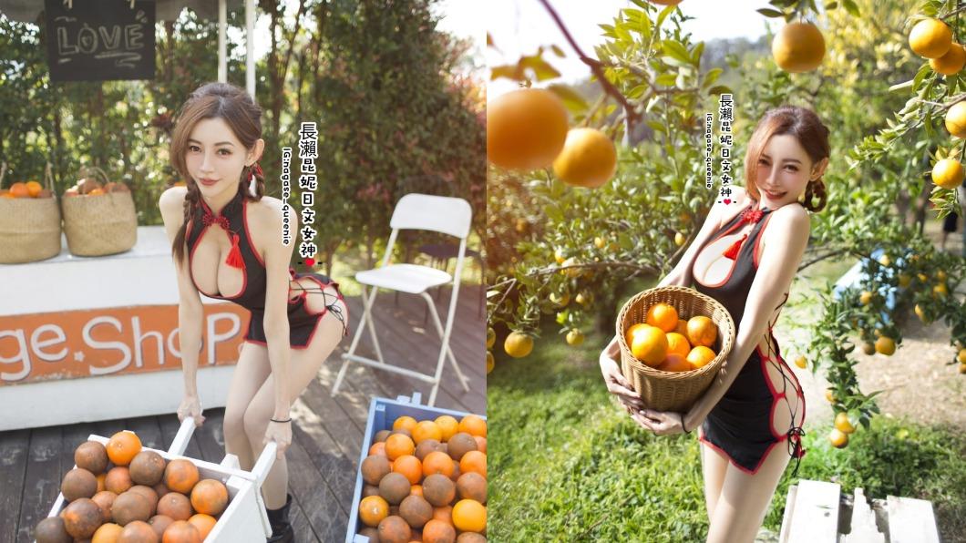 長瀨昆妮祝賀粉絲「大吉大粒」。(圖/翻攝自長瀨昆妮臉書)