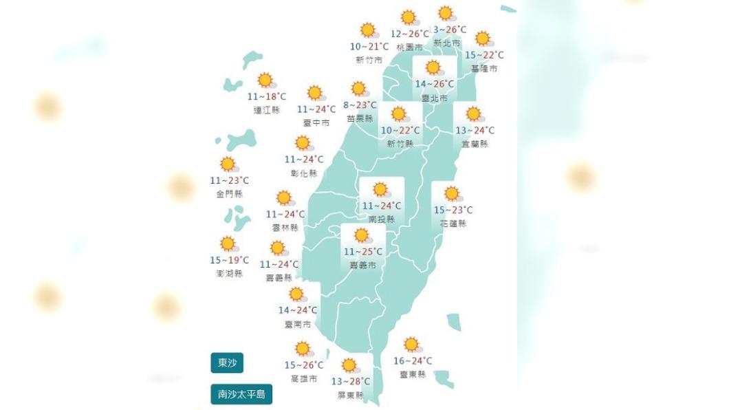圖/中央氣象署