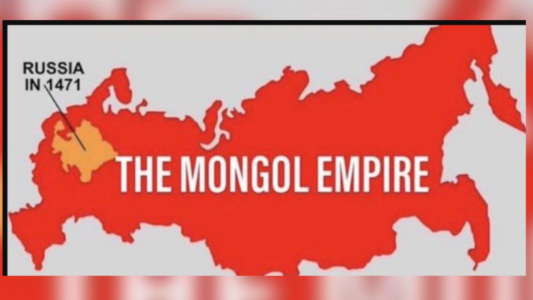 蒙古帝國地圖。(圖/翻攝自X@elbegdorj)