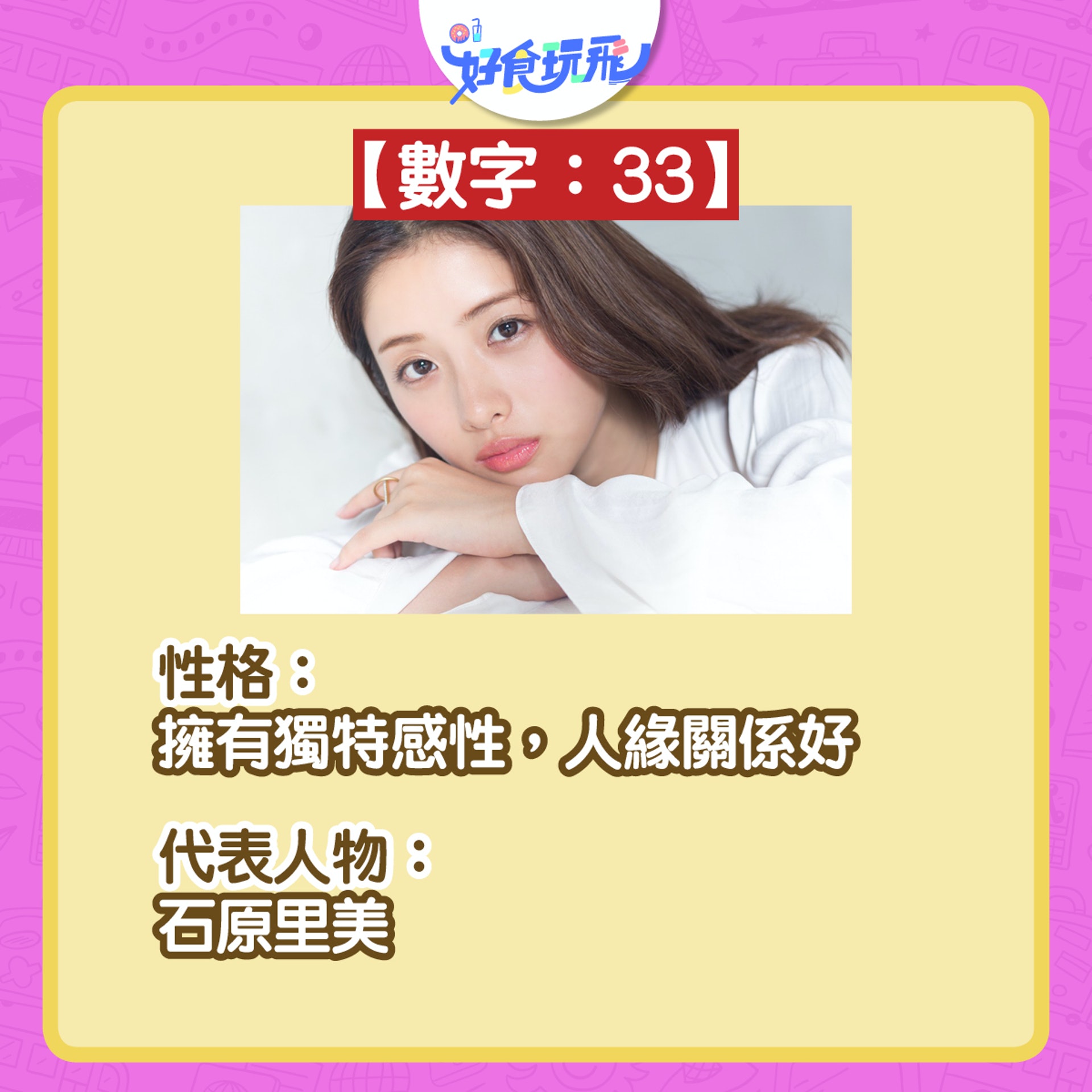 生命靈魂數字33。(圖/香港01)
