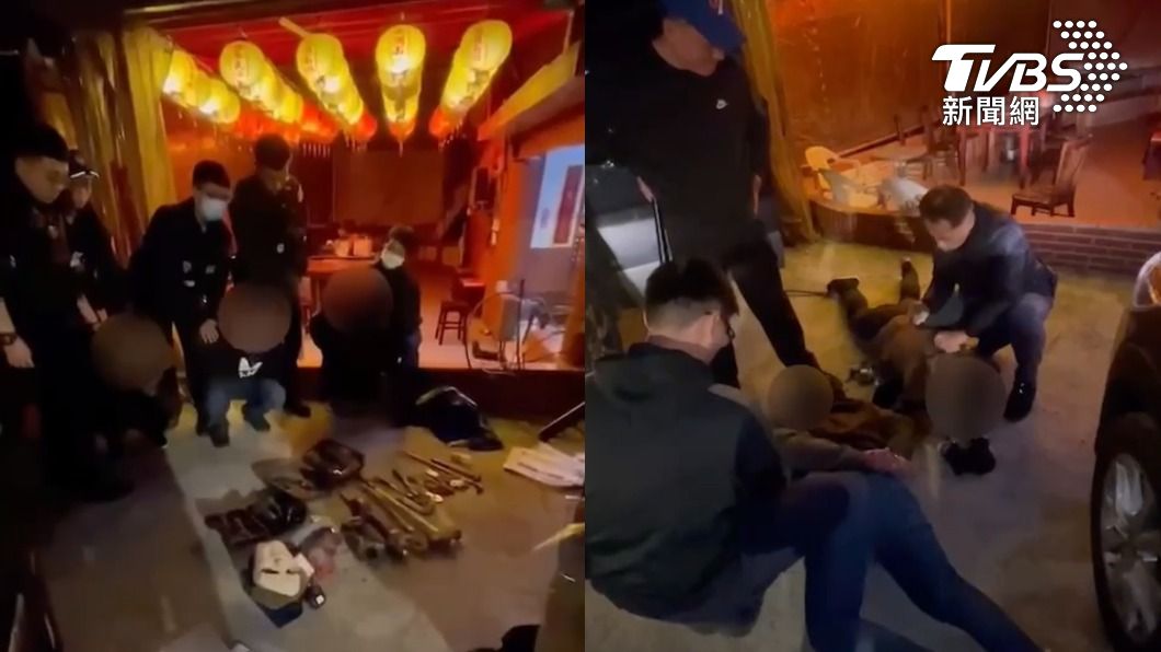 警方在福德宮逮捕3名竊賊。(圖/TVBS)