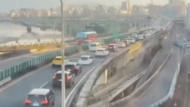 車禍發生過程。（圖／TVBS）