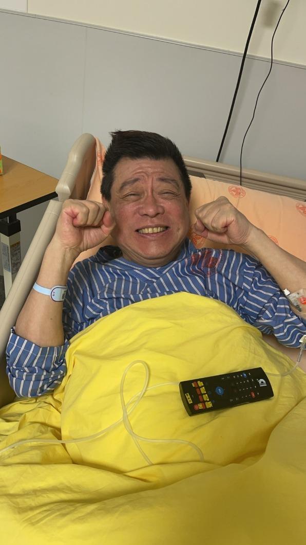 孫德榮樂觀看待病情。（圖／孫德榮提供）