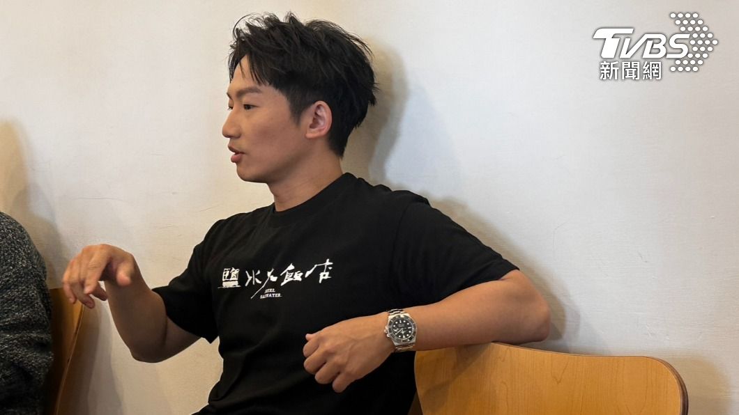 蔡昌憲受訪時談到了近期的事件。(圖/廖福生攝)