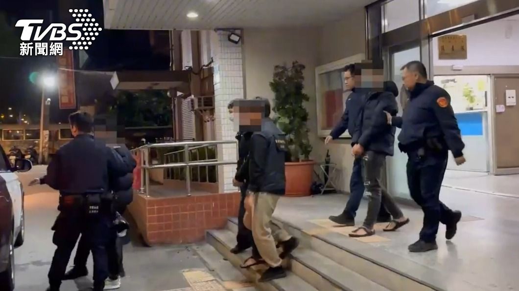 3名男子被警方移送法辦。(圖/TVBS)