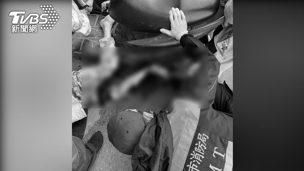 高雄式左轉!八旬嬤遭「中柱貫穿」右腳踝 血流滿地畫面曝