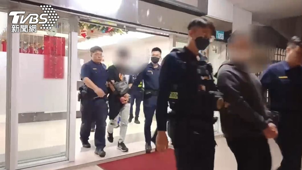 李男等3人被警方移送法辦。（圖／TVBS）