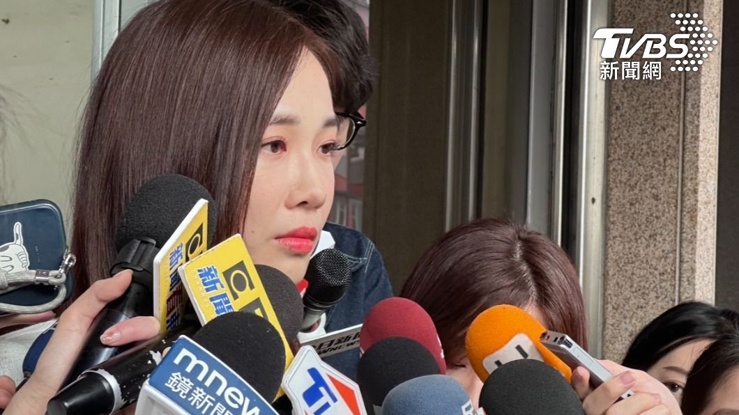 楊寶楨下午出面親自說明。 (圖/陳昫蓁攝)