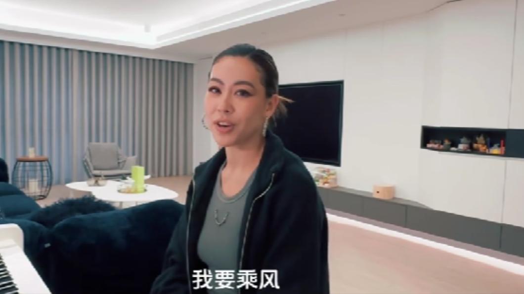 蔡詩芸希望參加《乘風2024》,更拍攝影片自我推薦。(圖/翻攝自蔡詩芸微博)