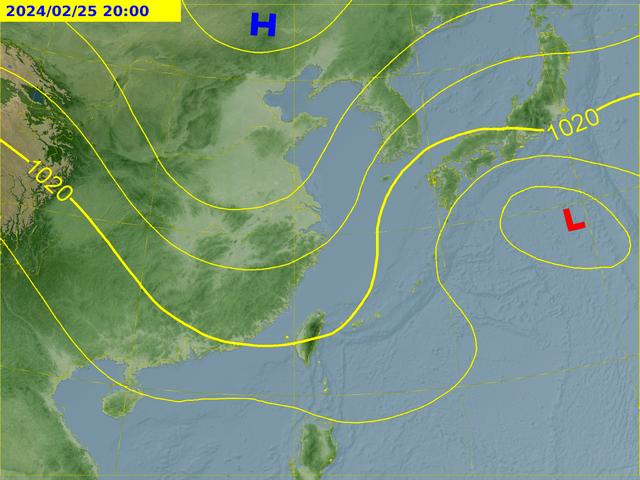 賈新興表示,25日又有一波冷空氣影響。(圖/氣象署)