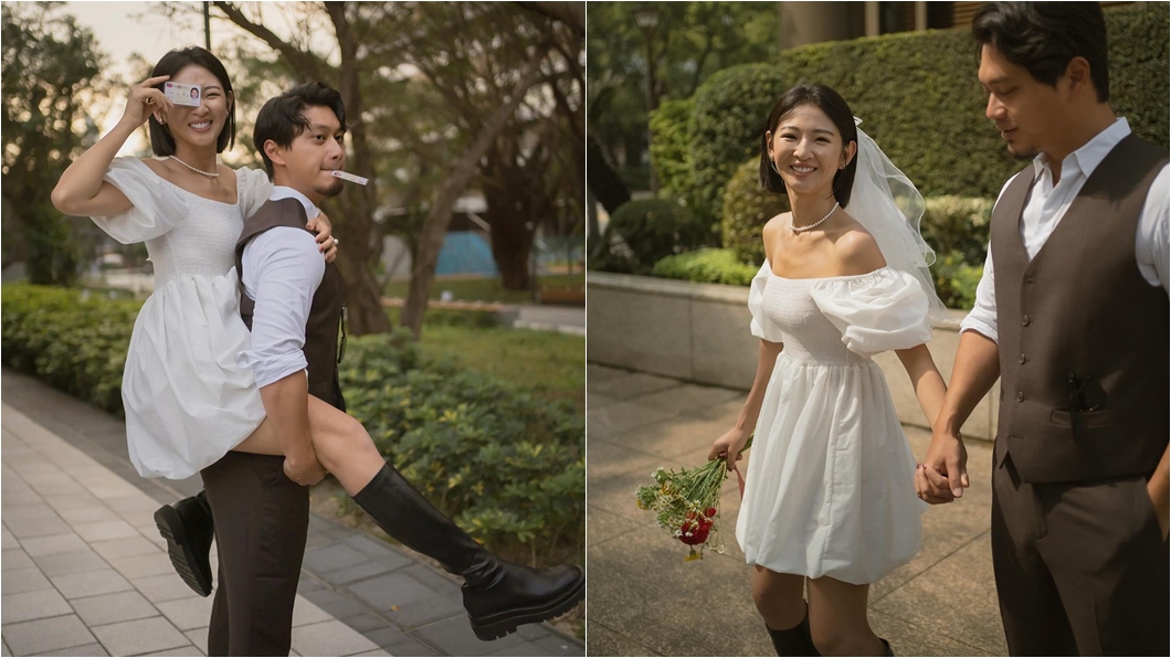 「華航林依晨」宣佈再婚!喜曬絕美婚紗 帥老公曝光
