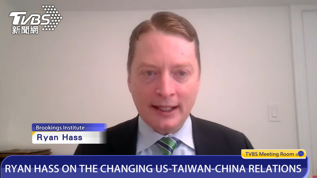 (美國布魯金斯學院中國中心主任何瑞恩。圖/TVBS)