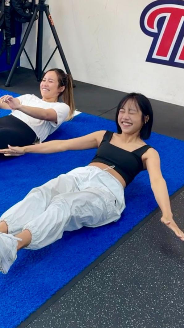 蔡佩軒運動影片破千萬觀看。(圖/可瑞思國際娛樂提供)