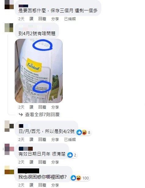 網友解答數字標示順序。(圖/翻攝自臉書)