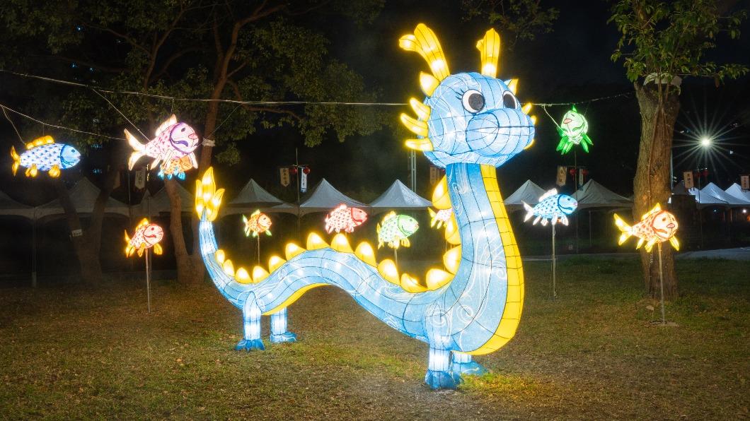 燈會互動燈區。(圖/桃園觀旅局提供)