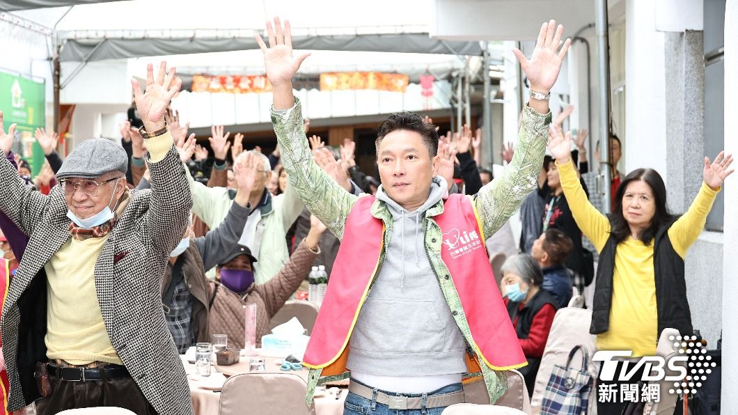 謝祖武出席公益活動。(圖/張哲鳴攝)