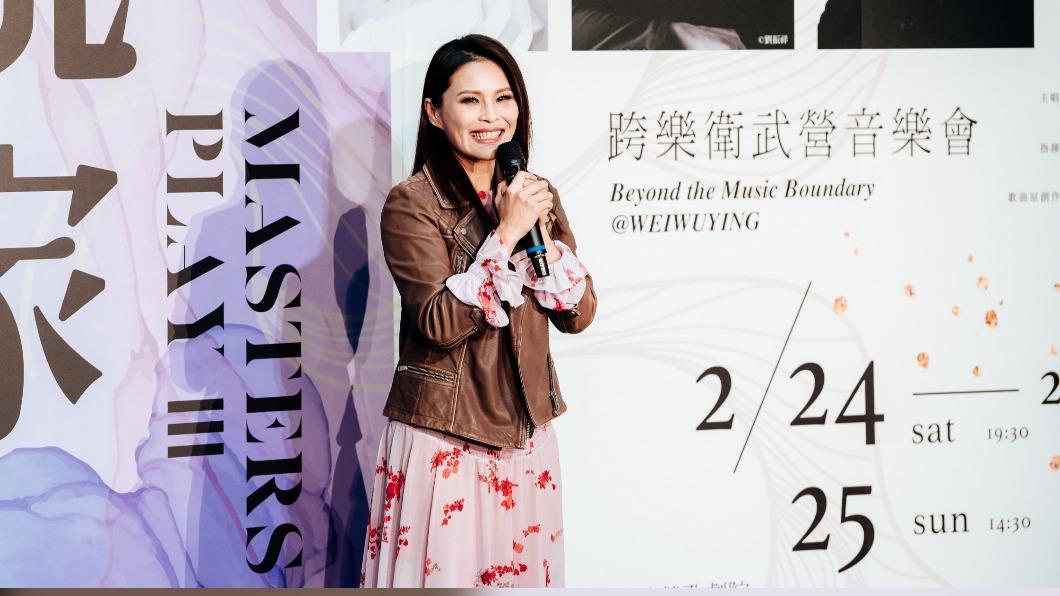 周蕙今現身彩排音樂會,笑說明天開始要為了音樂當起千面女郎。(圖/衛武營國家藝術文化中心、陳建豪提供)