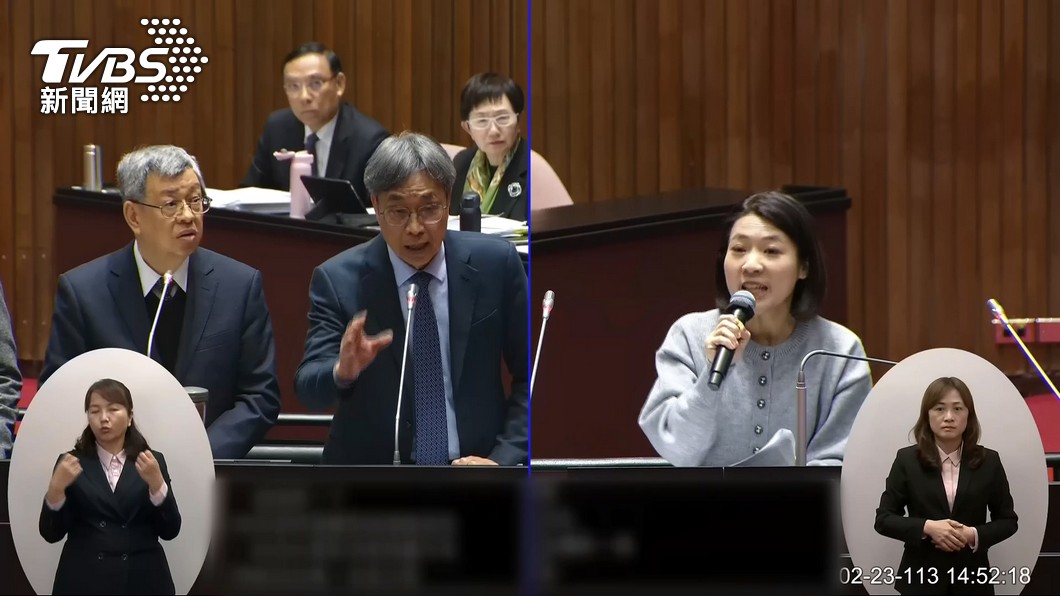 徐巧芯質詢高分貝嗆陳揆 許淑華:如潑婦罵街不講道理
