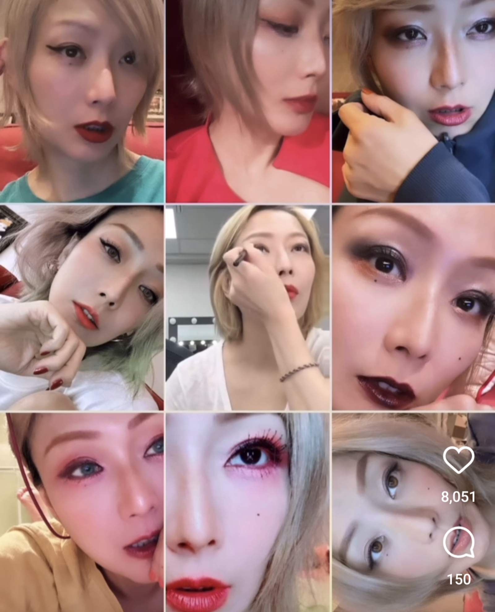 休養時期鄭秀文在家自學化妝,除了興趣,原來她當時身體欠佳,不能學費力氣的東西,所以選擇學化妝。(圖/翻攝自鄭秀文IG)