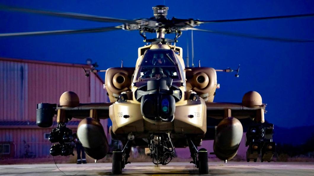AH-64阿帕契直升機。(示意圖/翻攝自X@Osinttechnical)
