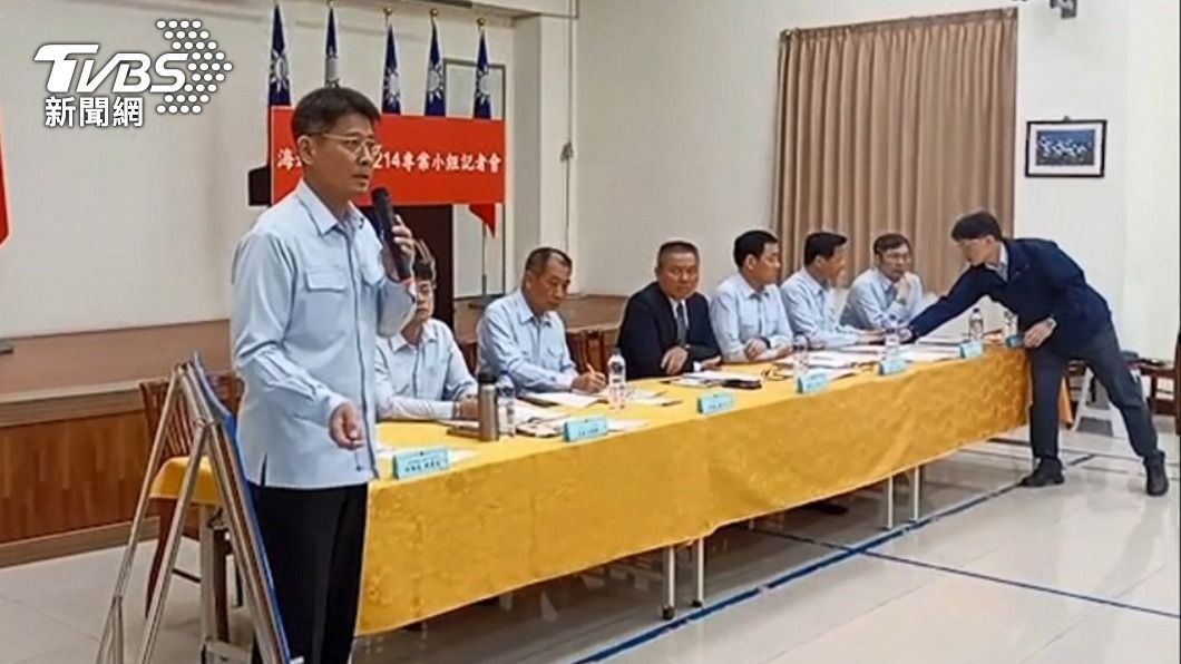 海巡署針對事發當下的「消失的關鍵5分鐘」召開記者會說明。(圖/TVBS)