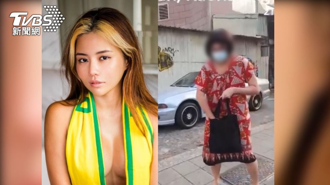 該名女網紅將串通好的丟雞蛋環節直播放送,引起各家媒體關注。(圖/翻攝自IG@kiaraakitty、TVBS)