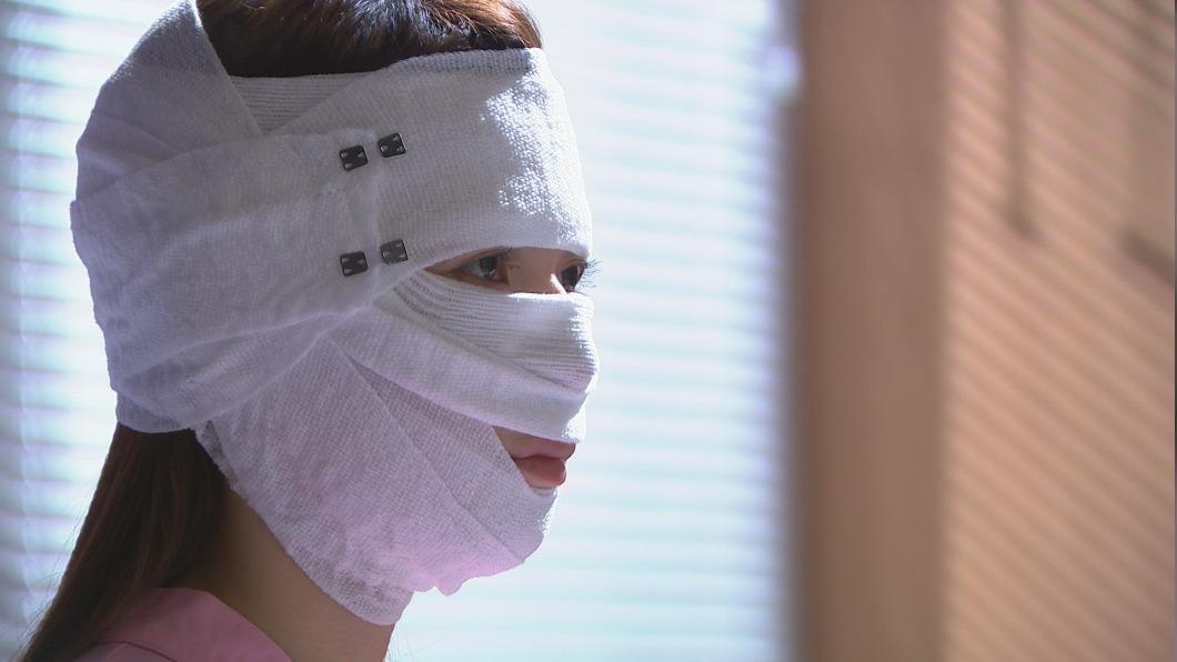 謝京穎婚後變臉成腹黑女性 紗布遮全臉呼吸不順險斷氣